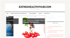 Desktop Screenshot of eatinghealthyhub.com